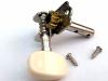 1 UKULELE OR GUITAR MACHINE HEAD WHITE BUTTON